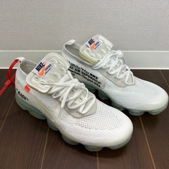 価格相談可ナイキ×オフホワイト Air VaporMax 26㎝ Nike Air VaporMax Off-White ホワイト