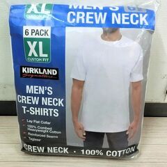 カークランドシグネチャー メンズ Tシャツ 6枚組 ホワイト X...