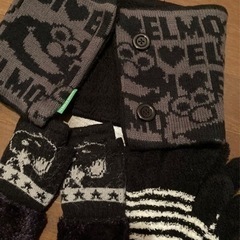 女子用　ネックウォーマー　手袋の画像