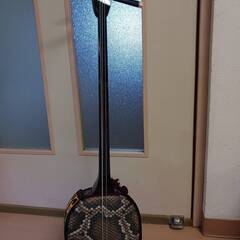 三線（人工皮）　お稽古用　レッスンで数回使用