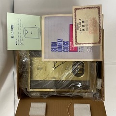 新品　SEIKO 置き時計の画像
