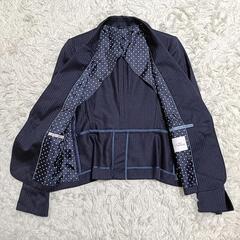 n line by nozomi スカートスーツセットアップ シングルジャケット ネイビー 11 L レディースの画像