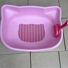 猫　トイレ　デオトイレピンク