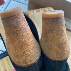UGG黒 ムートンブーツ 22.5cmの画像