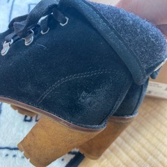 UGG黒 ムートンブーツ 22.5cmの画像
