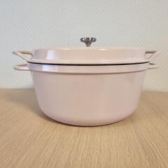 🔔バーミキュラオーブンポットラウンド🌟パールピンク🔔26センチ