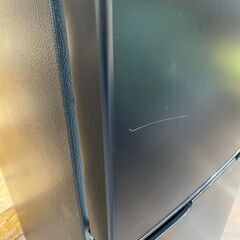 ジ50/ アイリスオーヤマ IRISOHYAMA ノンフロン冷凍冷蔵庫 IRSE-H16A-B 2021年製 右開き 162L ブラック 訳ありの画像