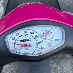 [取引完了]Suzuki Let's 走行765km 完全屋根下保管車(雨天未使用)の画像