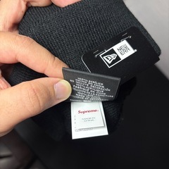 未使用品　Era Supreme FW22 Sロゴ ニット帽 ブラック