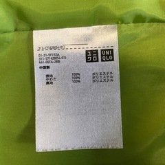 UNIQLO ユニクロ ライトウォームパデットパーカー ダウンジャケット グリーンの画像