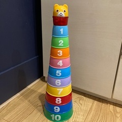 ミキハウス　重ねるおもちゃの画像