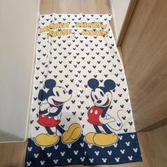【美品】ミッキーマウス　のれん