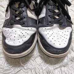 ナイキ DUNK LOW RETRO スニーカー 靴 ブラックホワイト 27.5 メンズの画像