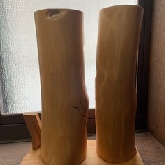 アイヌ　木彫り　民芸品　置物　　の画像