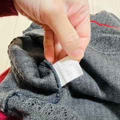 【美品】レディース女性用 トップス 上着 カーディガン リボン フリーサイズの画像