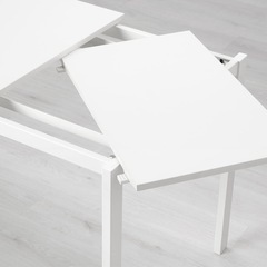 IKEAテーブルヴァングスタ 伸長式TB 80/120x70 ホワイト　の画像