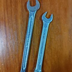 両口スパナ2本セット 工具 ねじ回し DIY ネジ回し 整備 中...
