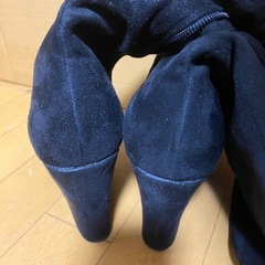 レディースブーツ　ブラックの画像