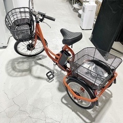 電動アシスト三輪自転車 KAIHOU カイホウ BEPN20-CB オレンジ