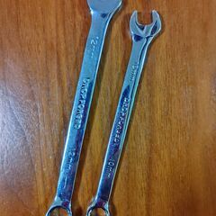 片口メガネスパナ2本セット 工具 ねじ回し DIY ネジ回し 整...