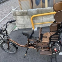 自転車　子ども乗せ自転車　マウンテンバイクの画像