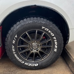 【定価198,000円】OPEN COUNTRYホワイトレター　235/70/16 ホイール付き の画像