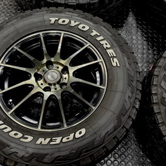 【定価198,000円】OPEN COUNTRYホワイトレター　235/70/16 ホイール付き の画像