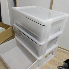 衣装ケース　白の画像