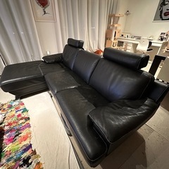 『完売御礼』大塚家具特注革張りソファーの画像