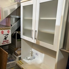 配達可【キッチンボード】【食器棚】【収納 】クリーニング済み【管理番号12112】