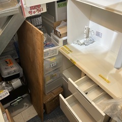 配達可【キッチンボード】【食器棚】【収納 】クリーニング済み【管理番号12112】