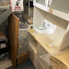配達可【キッチンボード】【食器棚】【収納 】クリーニング済み【管理番号12112】