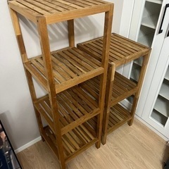 家具 収納家具 棚、シェルフ　2つセット