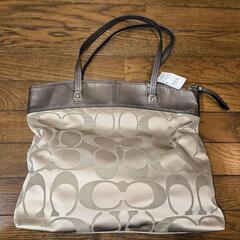 新品　COACH　バッグ　茶の画像