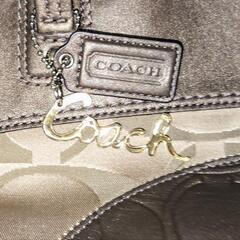 新品　COACH　バッグ　茶の画像