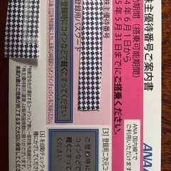 更に値下げしました。 ANA優待券