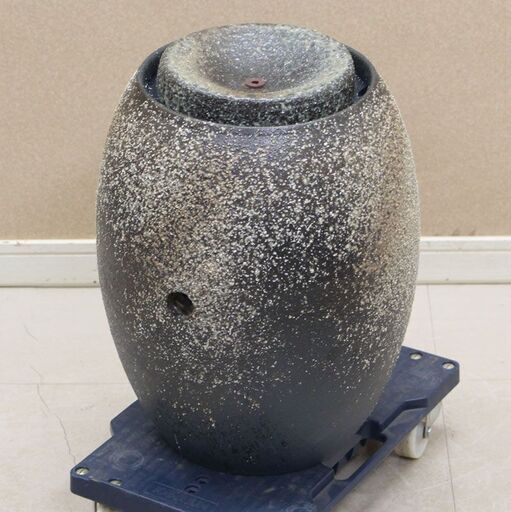 重蔵窯 信楽焼 水琴窟 信楽焼伝統工芸士 直径約30cm（最大）×高さ約42cm (R2425kxwY)