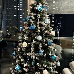 クリスマスツリー180cm オーナメント付きの画像