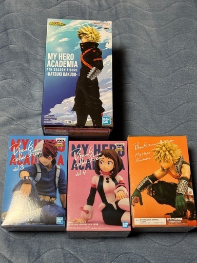 僕のヒーローアカデミア　フィギュア　4点セット