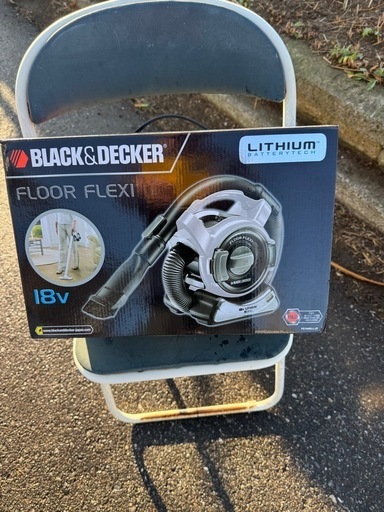 値下げしました　ブラックデッカー　フレキシー　18vサイクロン掃除機新品未開封品