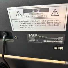☆ジモティー割引有☆CASIO/電子ピアノ/AP-60R/2000年製の画像