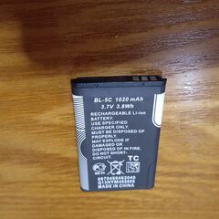 NOKIA BL-5C battery 互換リチウムバッテリー 3.7v 1020mAh BL5Cの画像