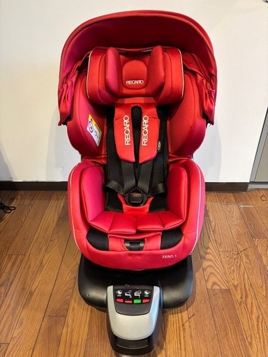 【ISOFIX】レカロ チャイルドシート ゼロワン セレクト　コーラルレッド