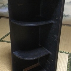  [お譲り先決定] ※昭和レトロ※  本立て(収納)　73cm × 24cm × 29cm　木製の画像