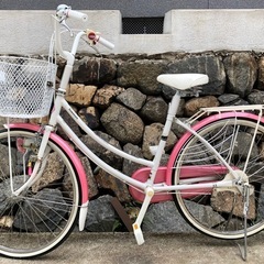 ［レトロ］ママチャリ カワムラサイクル　ハイトゥモロー24㌅内装3段 の画像