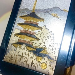 五重の塔　メモ帳 パールのストラップのペンシルとメモ帳のリフィル付き レトロの画像