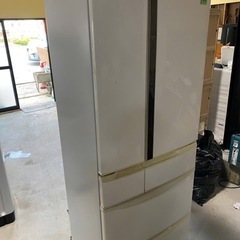 NO 740 🌈福岡市内配送設置無料✨🌈 NR-FVF452-W 冷蔵庫 FVFタイプ クラフトホワイト [451L /6ドア /観音開きタイプ]の画像