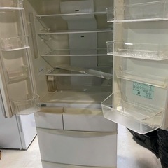 NO 740 🌈福岡市内配送設置無料✨🌈 NR-FVF452-W 冷蔵庫 FVFタイプ クラフトホワイト [451L /6ドア /観音開きタイプ]の画像