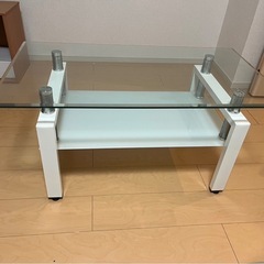ガラステーブル。お値下げ要相談。の画像