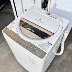 ご成約済み🐶　設置まで👏🏻 TOSHIBA 洗濯機 7kg✨ 二人暮らしに⭕️の画像
